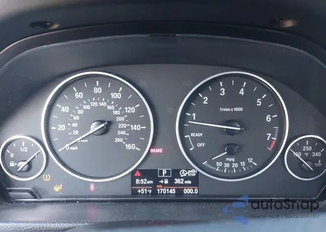 2013 BMW 328I z USA, uszkodzony, nr VIN WBA3C1C53DF444667